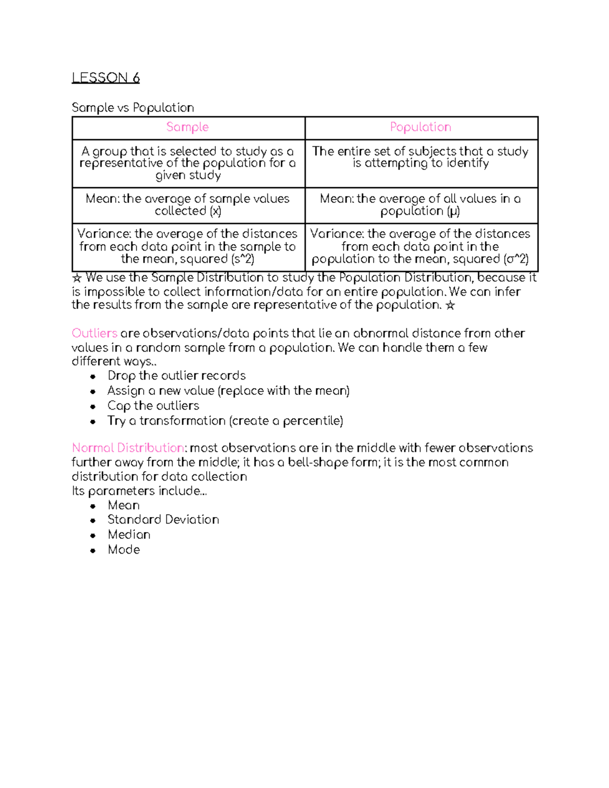 MKTG 342 - Study Guide for Exam 2 on Sampling & Data Analysis - Studocu