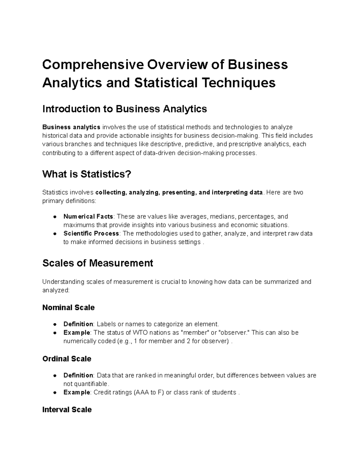 Descriptive Statistics and Data Visualization Techniques in Excel ...