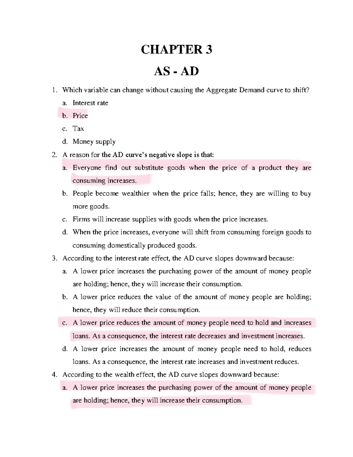 C3 Midterm Exercise: Aggregate Demand Analysis and Effects - Studocu