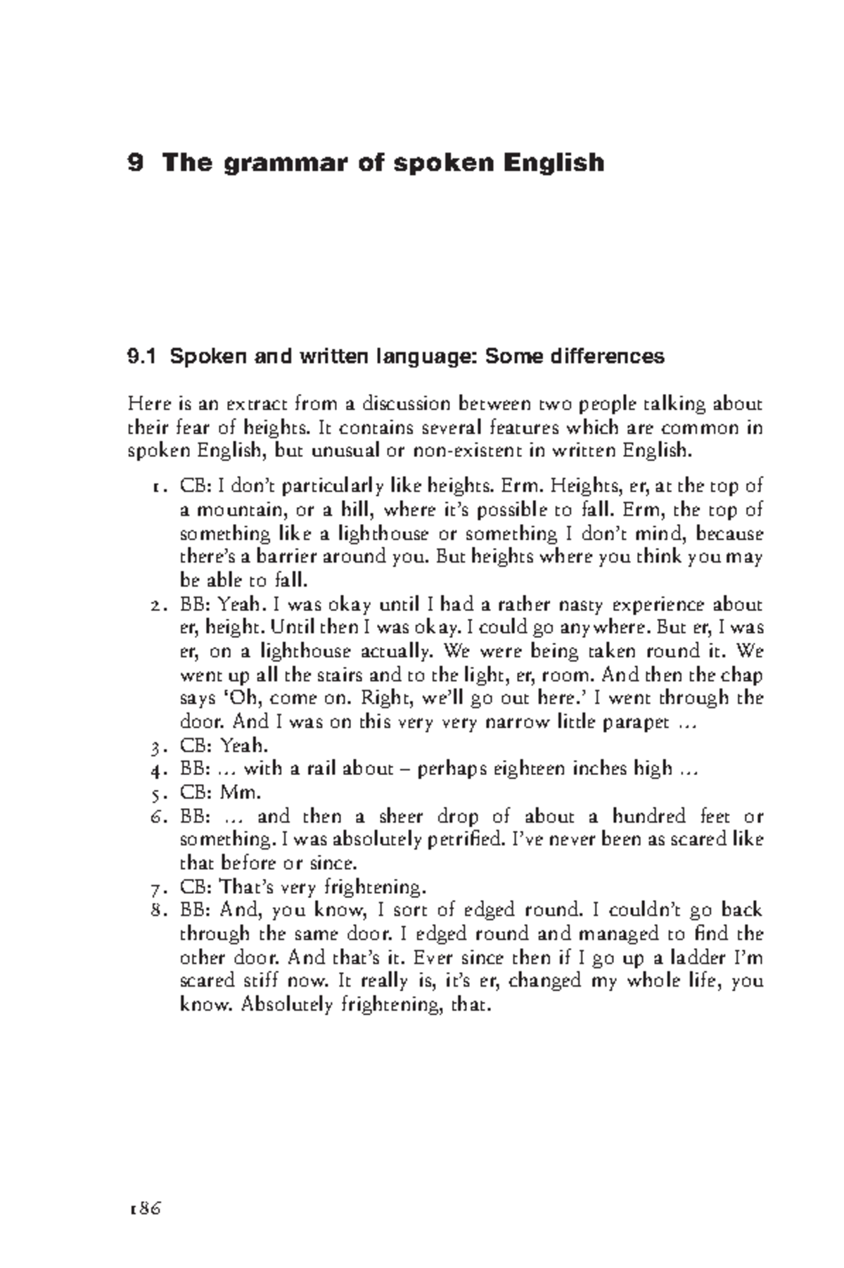 Rules Patterns Words Sample Ch9 - 9 Spoken and written language: Some ...