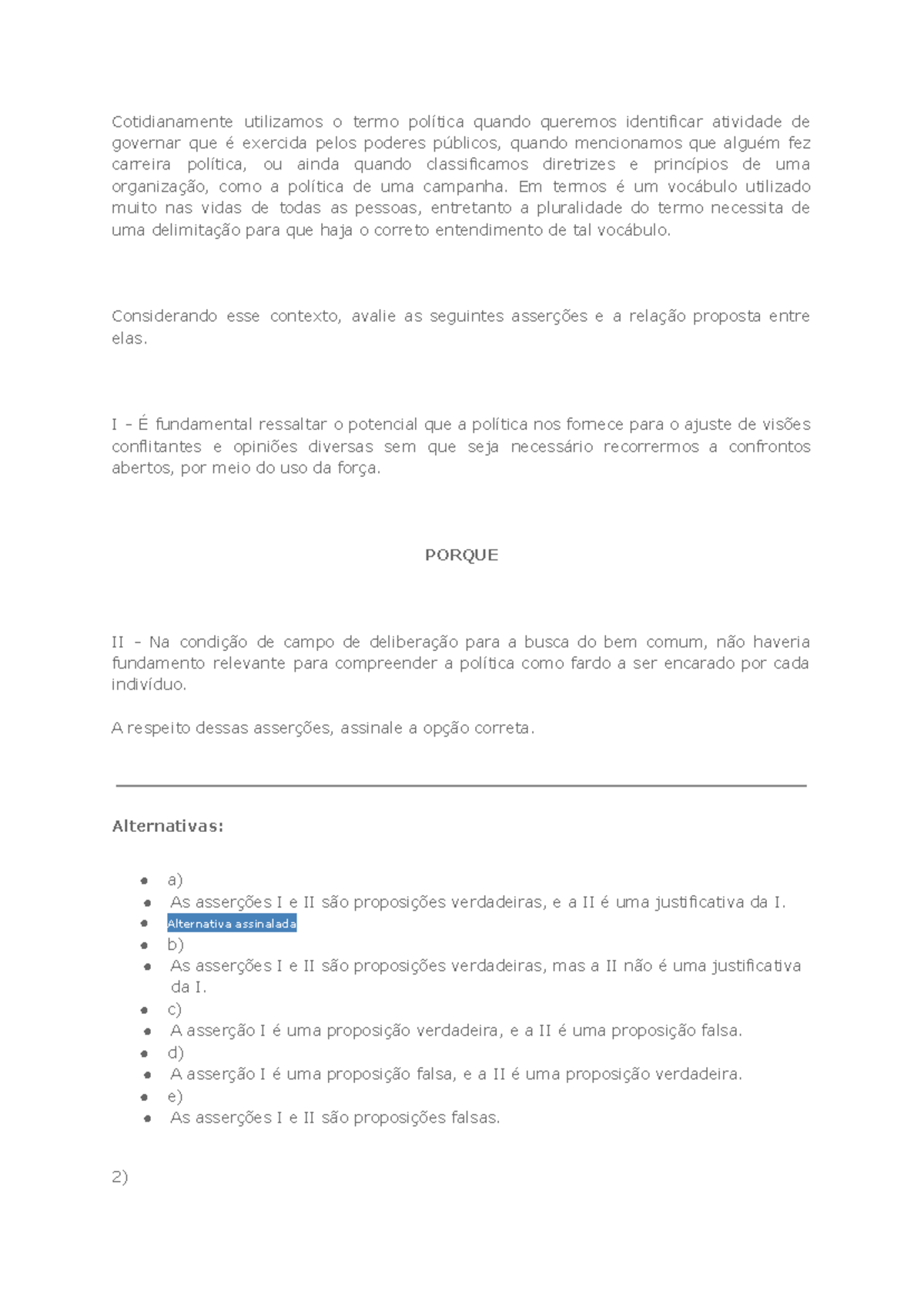 AV1 - Estudo sobre Política, Cidadania e Direitos Humanos no Brasil ...