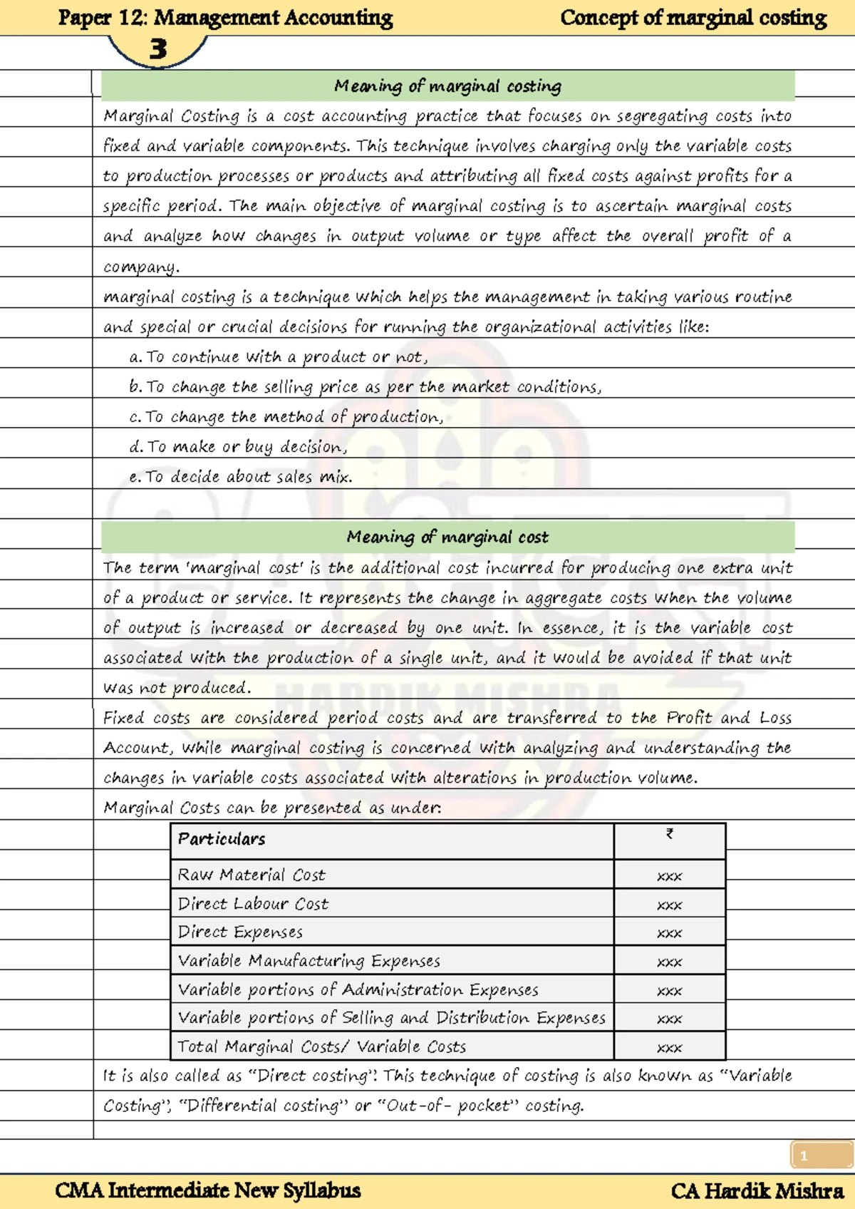 CMA Inter Corporate Accounting: Revision of Financial Statements ...