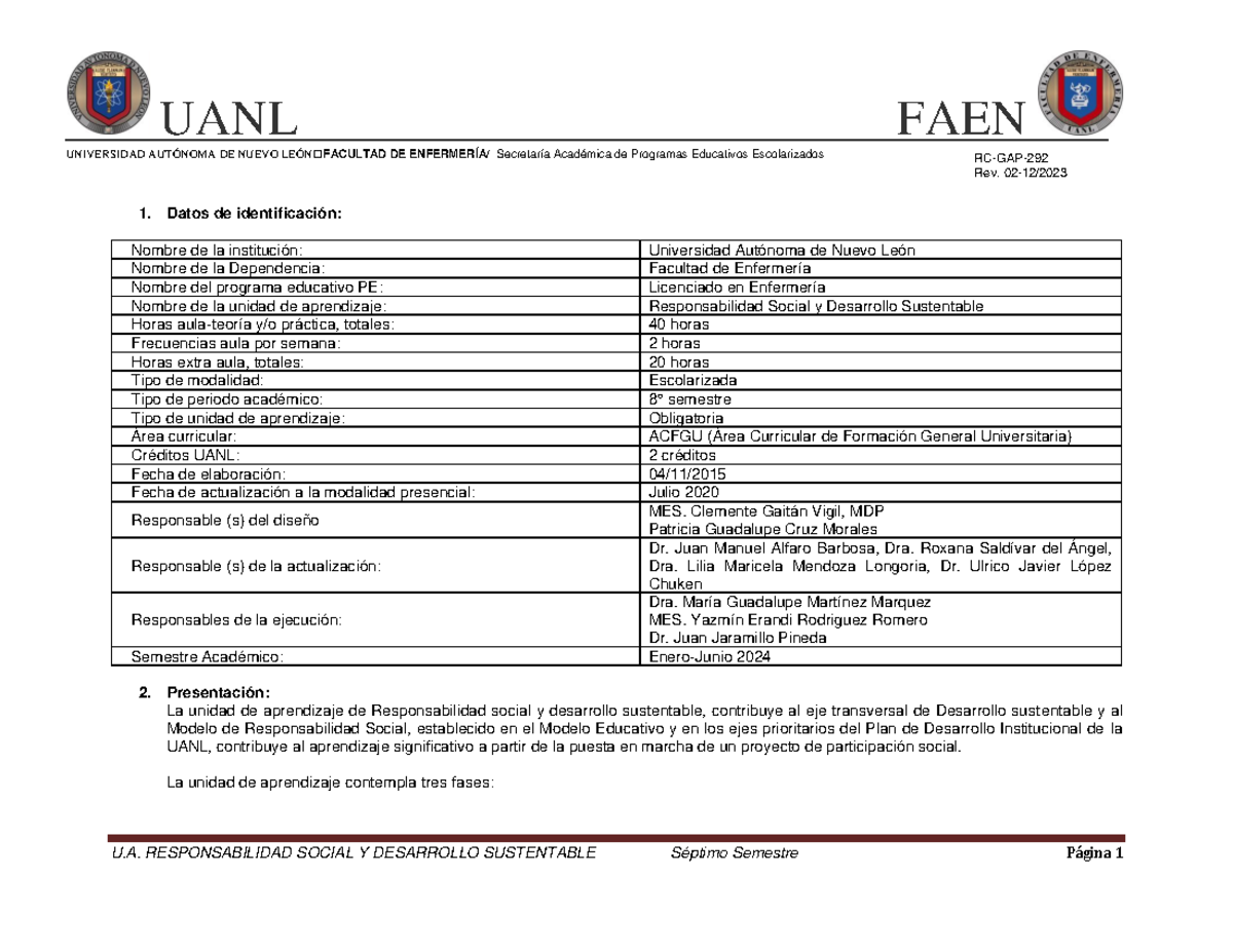 ENE24 Responsabilidad Social Y Desarrollo Sustentable - UNIVERSIDAD