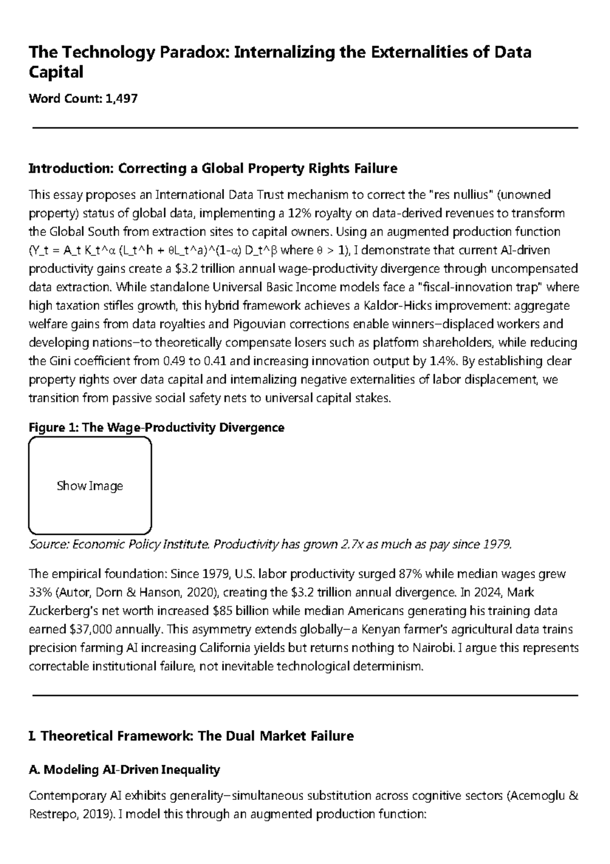 Data Capital Theory: Addressing Global Property Rights Failures in Data ...