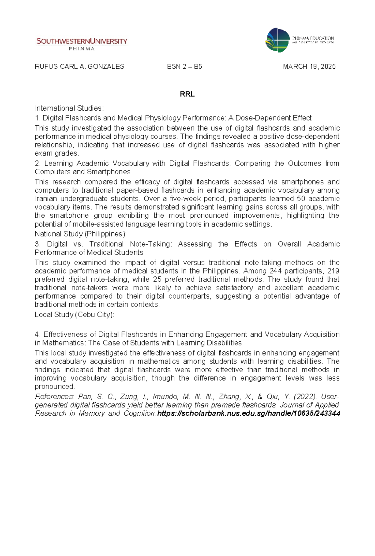 Dining-Research - Guide - RUFUS CARL A. GONZALES BSN 2 – B5 MARCH 19 ...