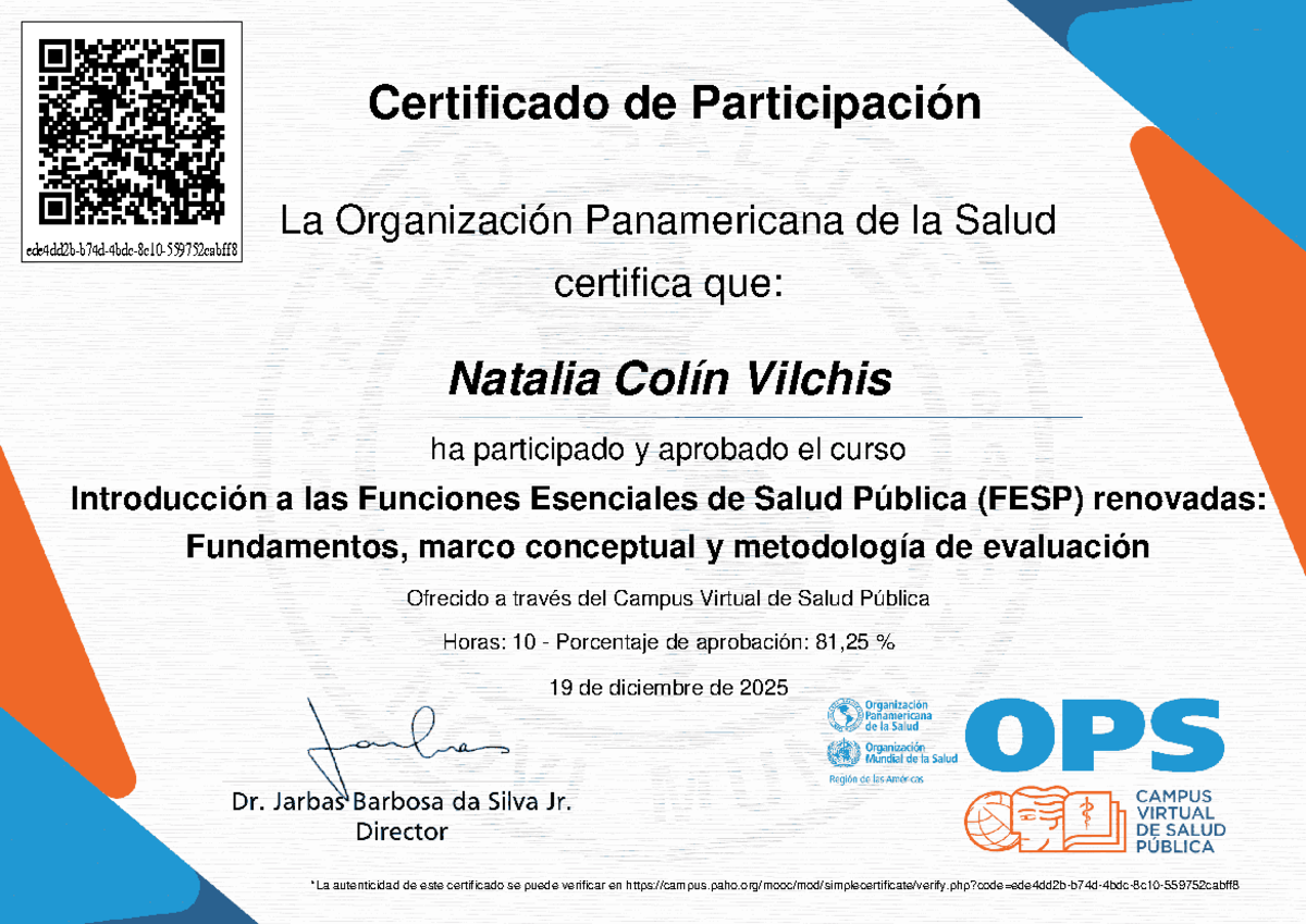 Introduccion a las Funciones Esenciales de Salud Publica (FESP ...