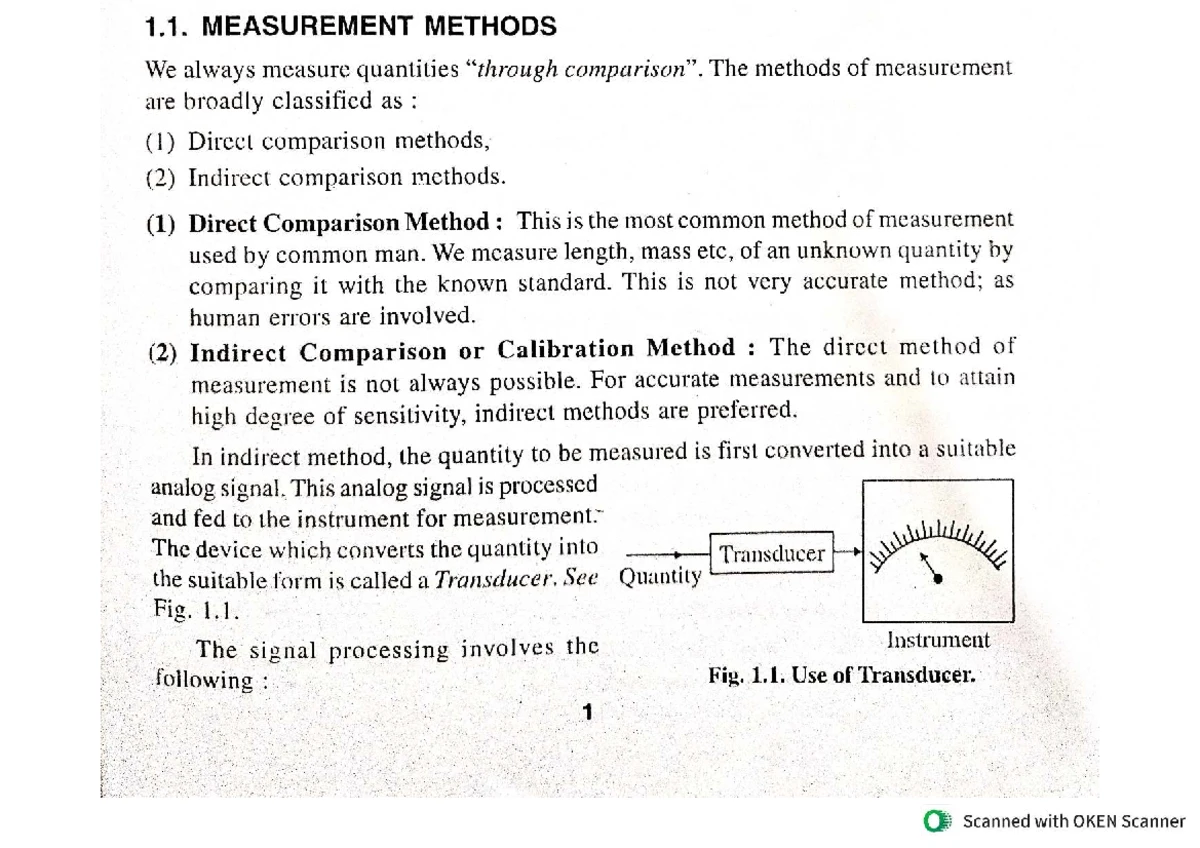 Essentials of Analog Instruments - EMI Notes UNIT 2 - Studocu
