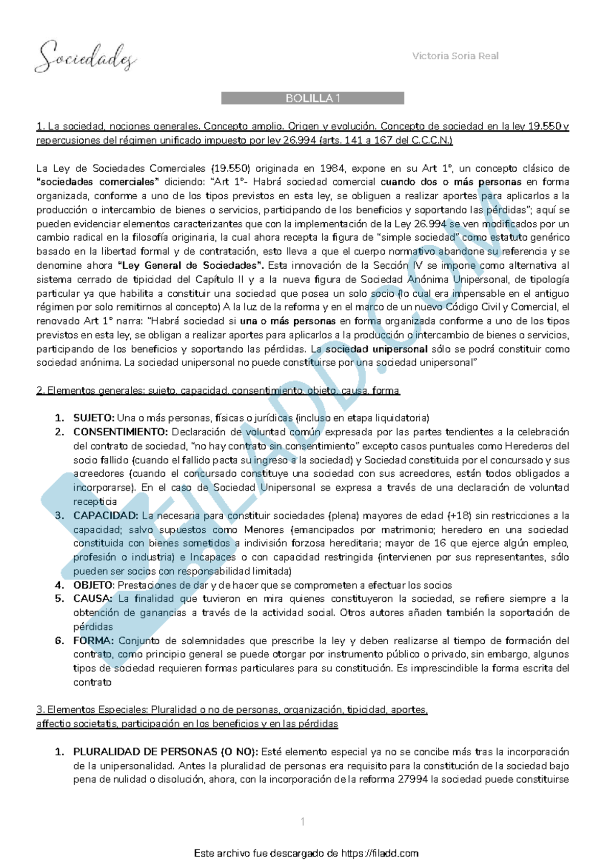 Sociedades - Escuti 1 - es un resumen de las clases de la profe ...