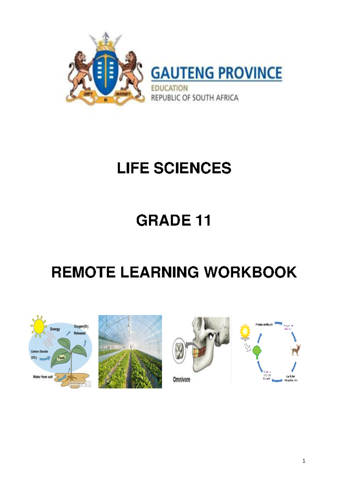 Gr. 11 Life Sciences Term 2 Remote Learning Workbook - Revision Notes ...