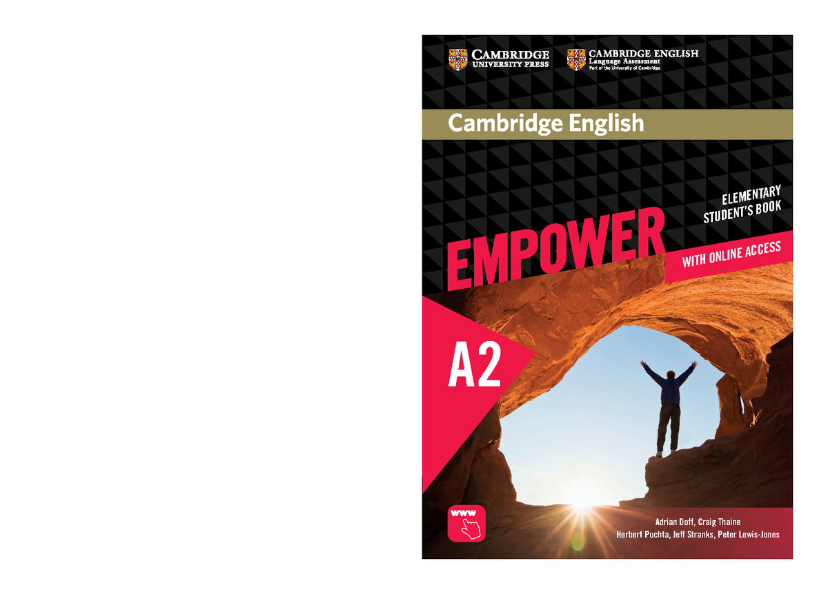 Empower A2 - Cambridge English Elementary Student's Book Overview - Studocu