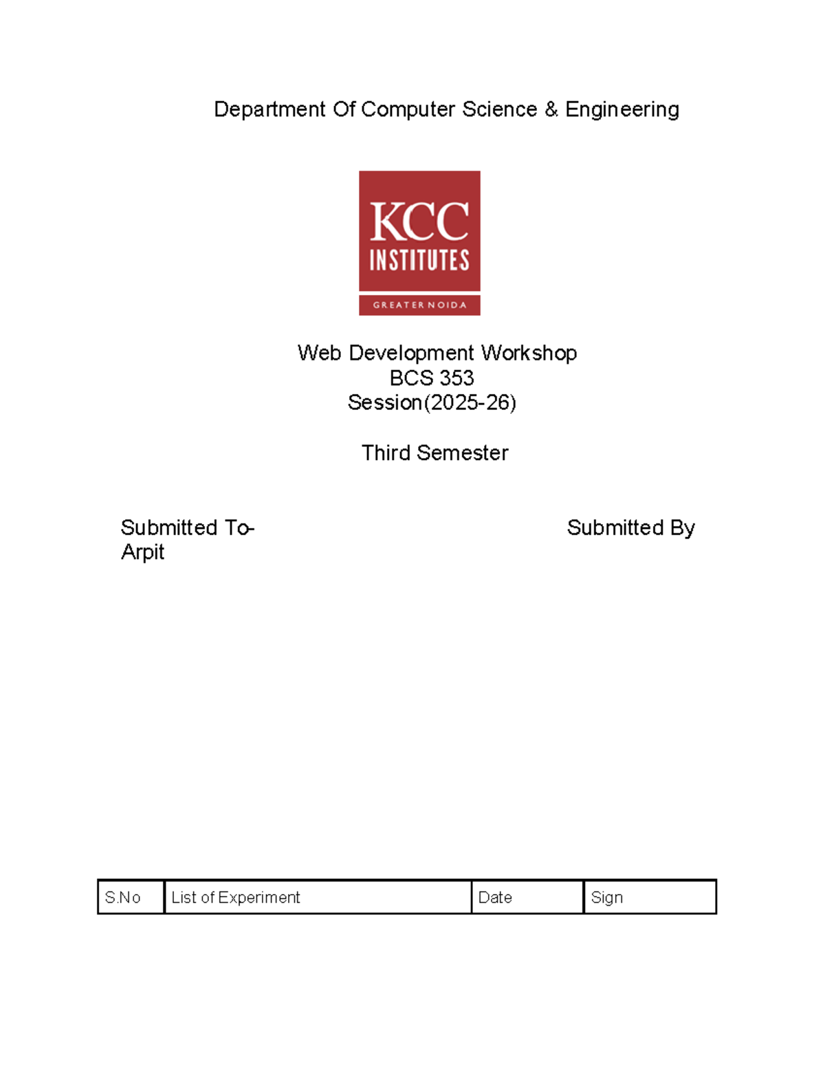 Web Development Workshop BCS 353: Static Web Pages Design Guide - Studocu