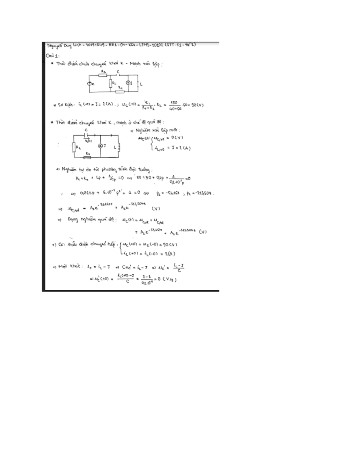 EE1 2019 Final Exam Notes by Nguyen Duy Linh (ID: 1549) - Studocu