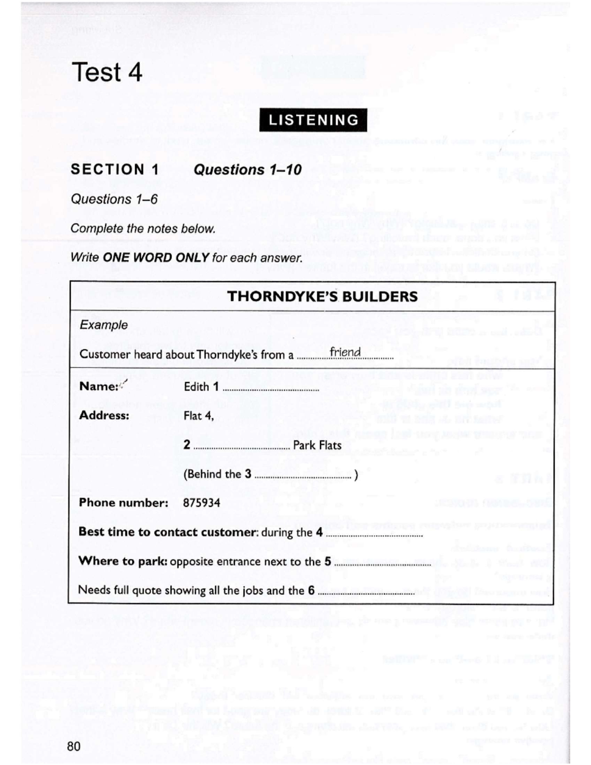 Test 4 Listening & Reading Questions - ENG - Studocu