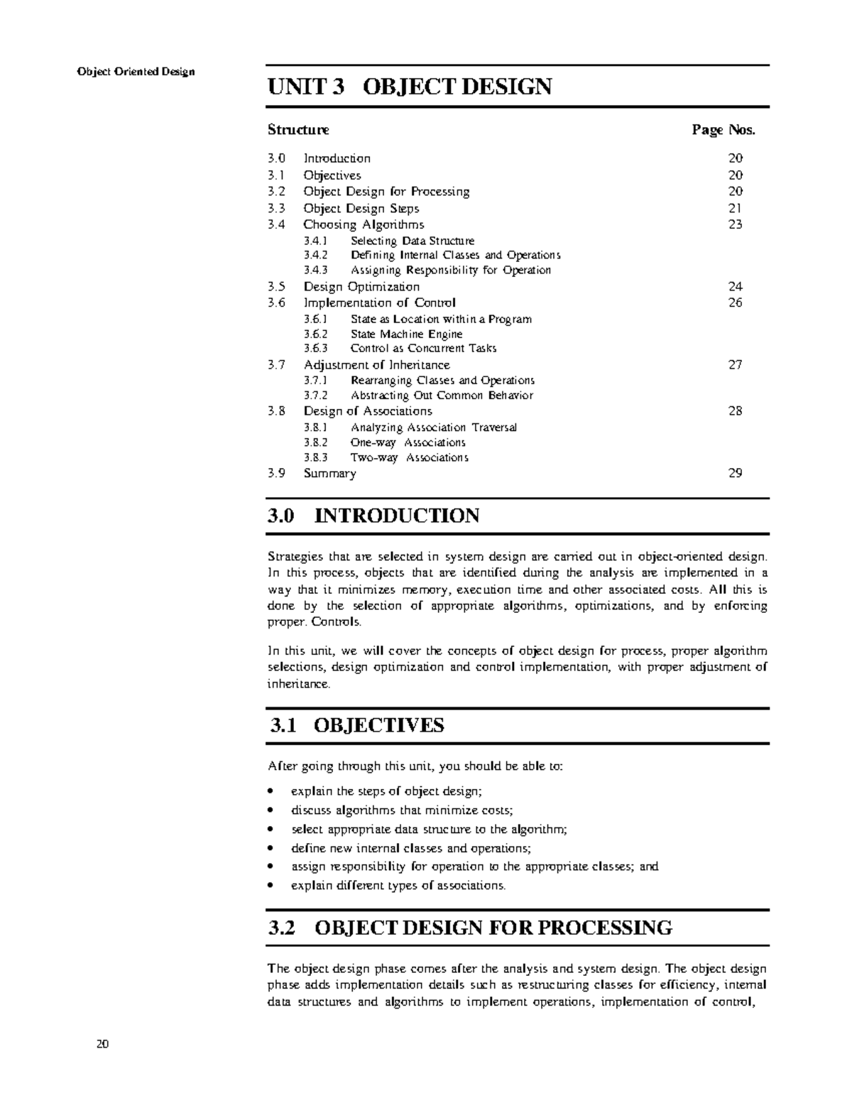 Unit 3 - Object Oriented Analysis and Design (OOAD) Overview - Studocu