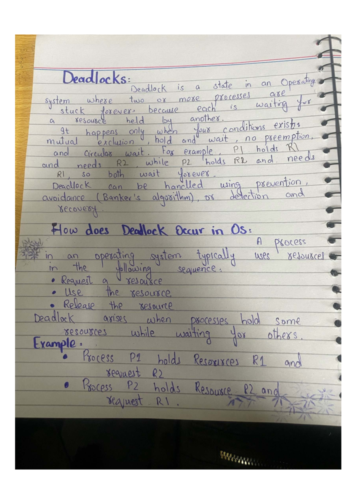 OS Final Exam Notes: Understanding Deadlocks and Memory Management ...