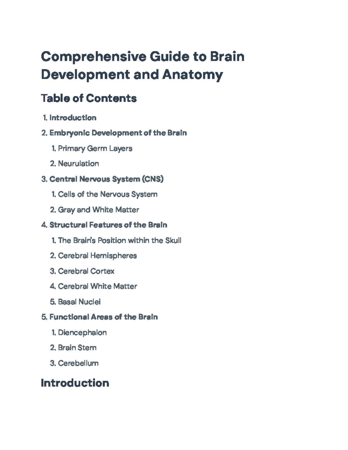 Comprehensive Guide to Brain Development & Anatomy (Neuroanatomy ...