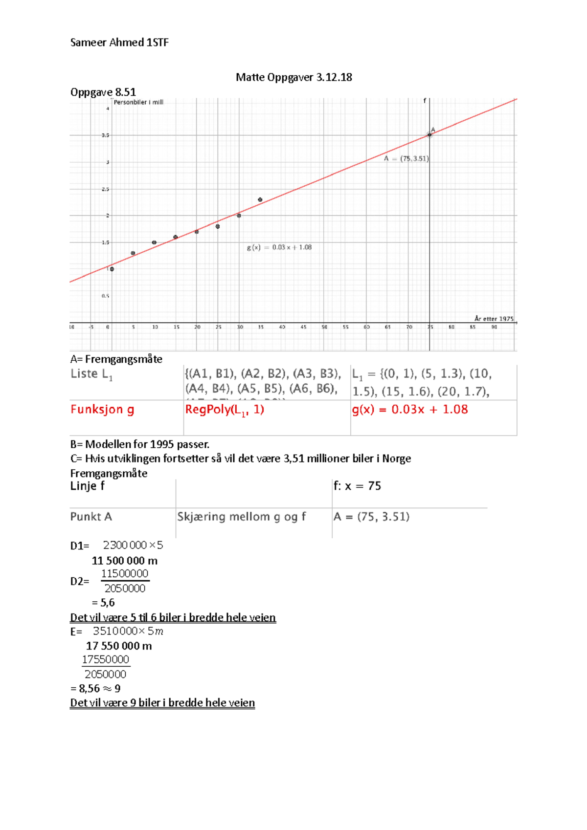 Matte Oppgaver 3 til sinus 1p - Studocu