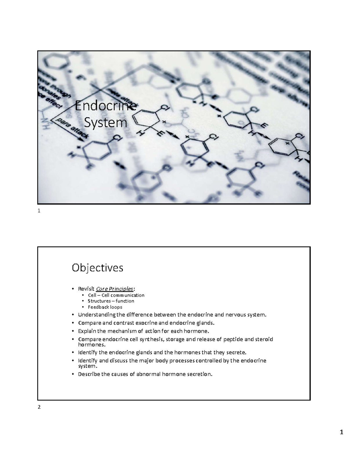Endocrine System Overview and Hormonal Regulation - ANAT 101 Notes ...
