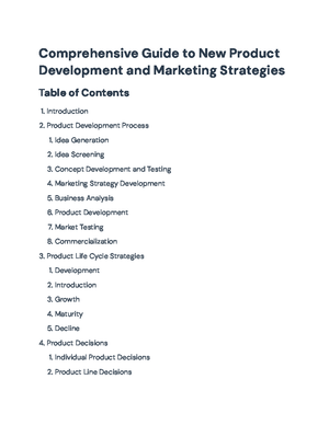 Comprehensive Guide to Product Development & Marketing Strategies ...