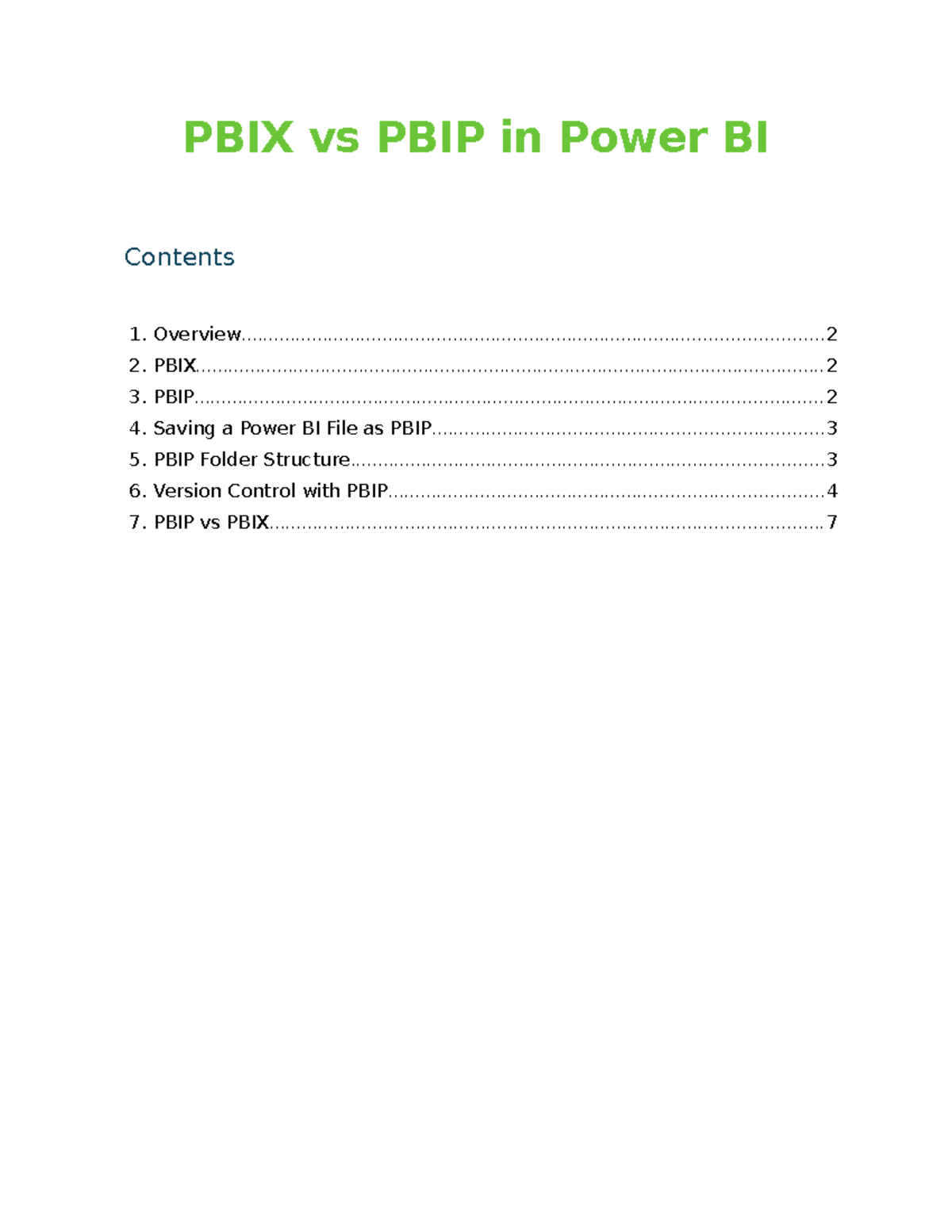 PBIX vs PBIP: Understanding Power BI File Formats - JAJN - Studocu