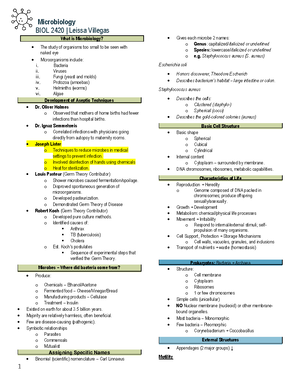 Microbiology Quiz 1 Study Guide New - PATHOGEN An organism that causes ...