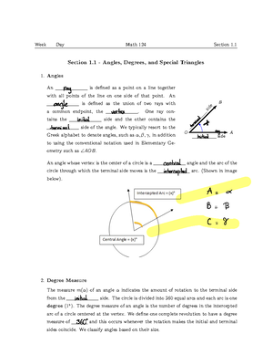 Plane AND Spherical Trigonometry Refresher Module - PLANE AND SPHERICAL ...