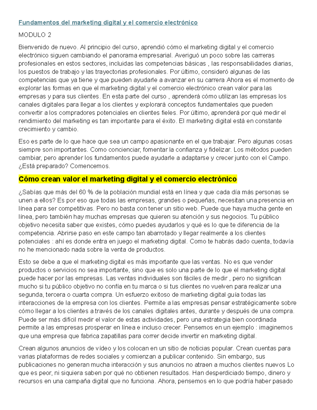 Fundamentos del Marketing Digital y Comercio Electrónico - Módulo 2 ...