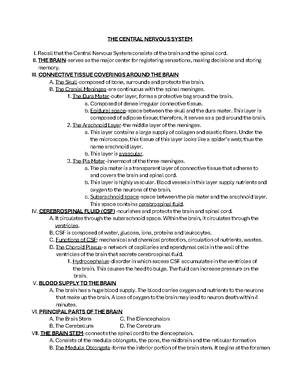 Chapter 1 & 2 Anatomy & Physiology - Chapter 1- Organization of the ...