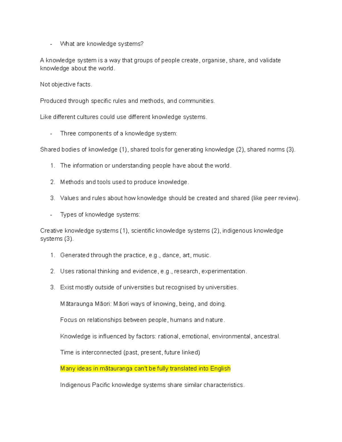 Studio Week 4: Understanding Knowledge Systems and Their Components ...