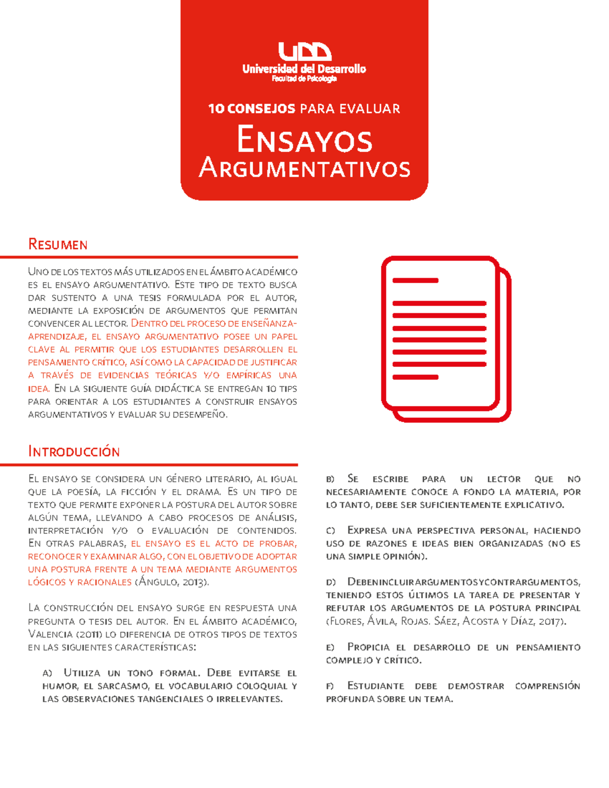 Consejos para elaborar ensayos argumentativos - 10 consejos para ...