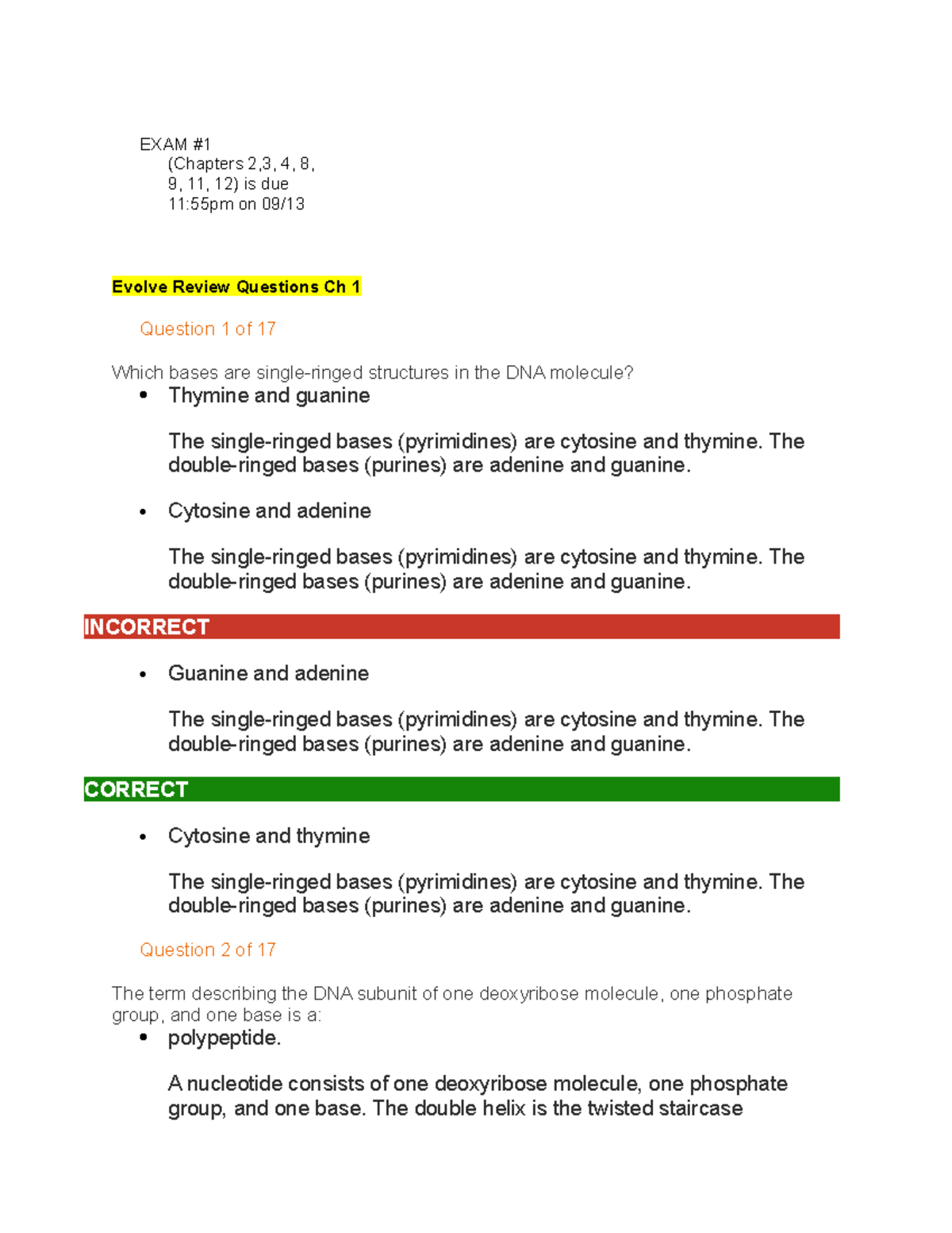 Patho 101 Exam 1 Study Guide: Key Questions & Concepts - Studocu