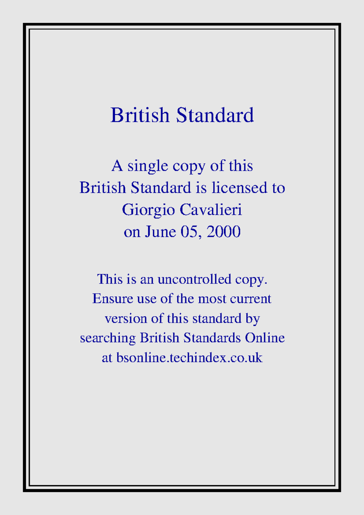 BS 11:1985 Specification for Railway Rails - British Standard - Studocu