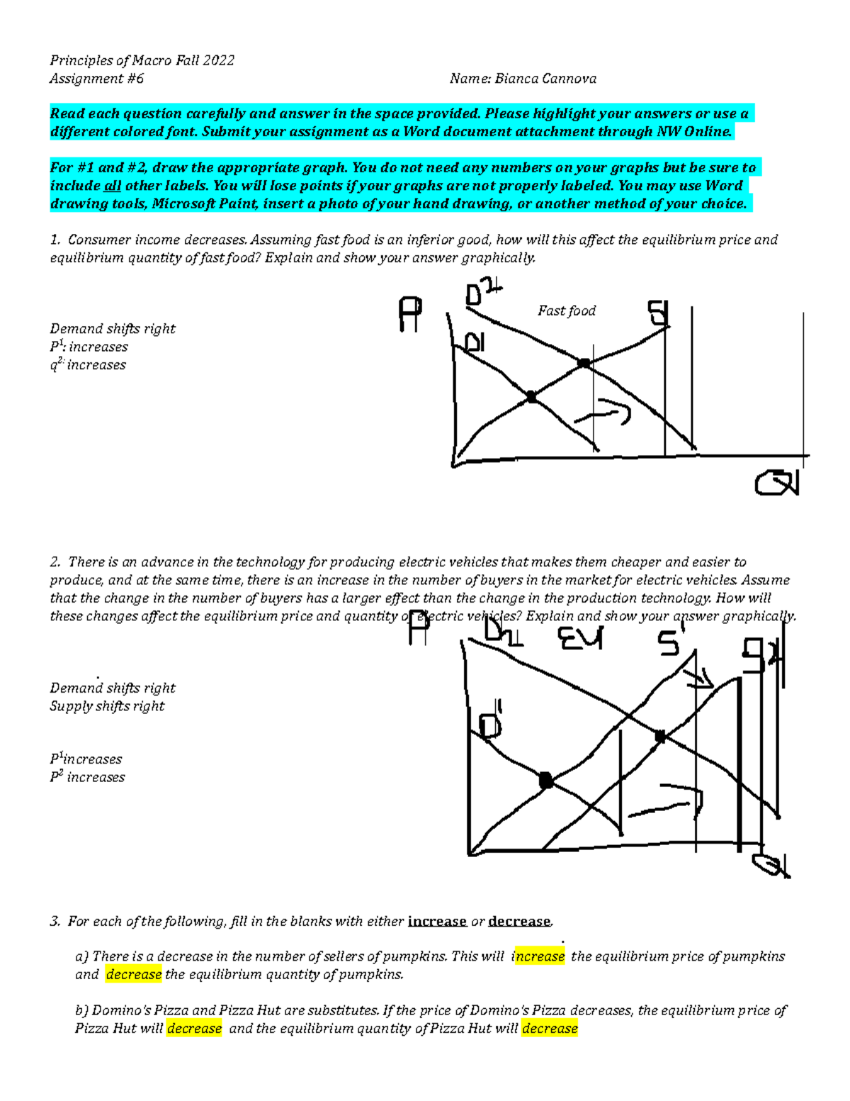 Principles of Macro ECON 101 Assignment #6 Notes Summary - Studocu
