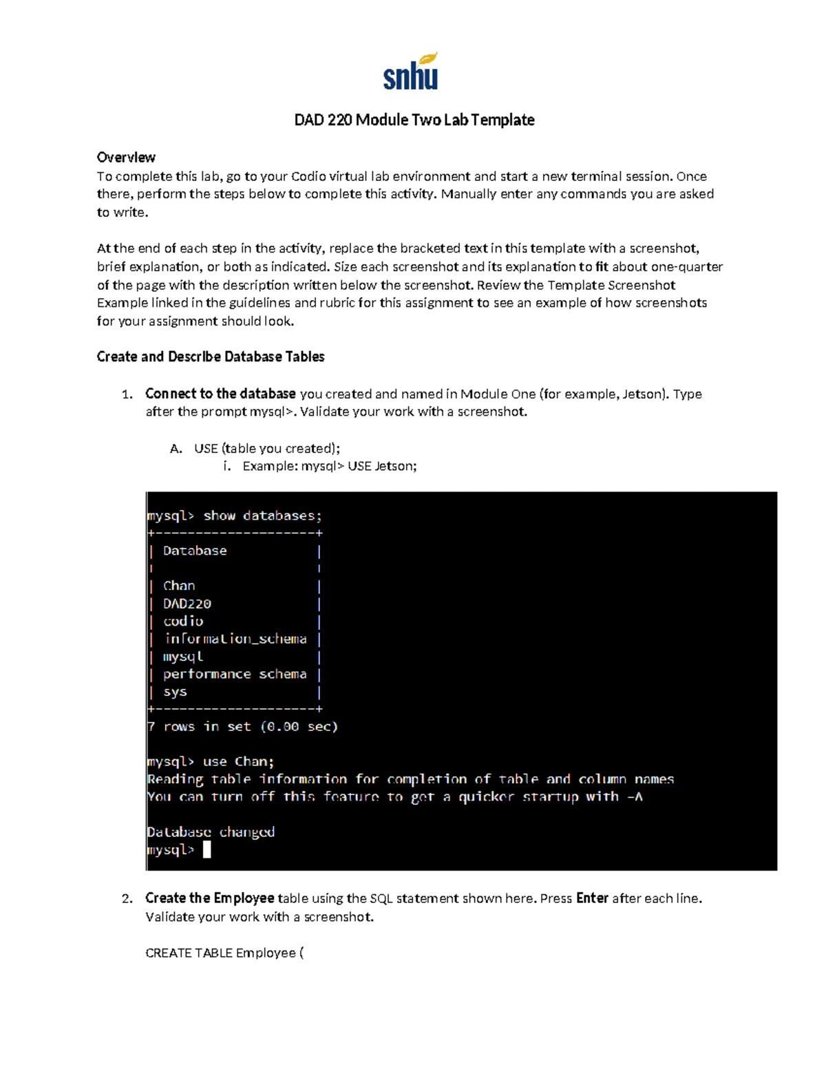DAT210 Module Two - week 2 - Module Two Case Study Hary Chan Southern ...
