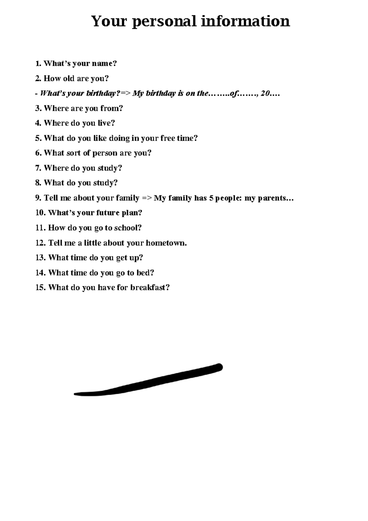 TA1-K63-Speaking Cards - Your personal information 1. What’s your name ...