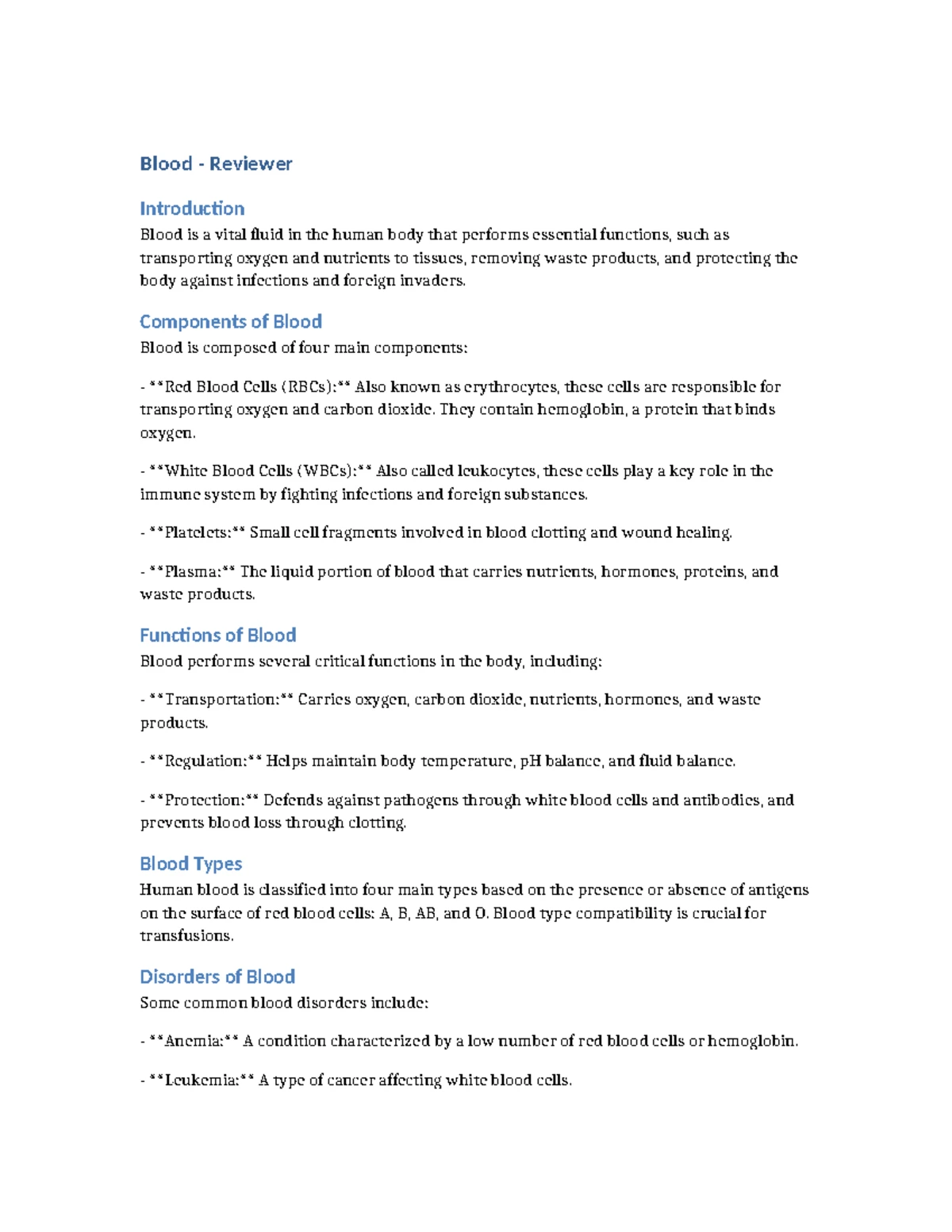 Pathology Review Guide: Key Concepts and Disease Mechanisms - Studocu