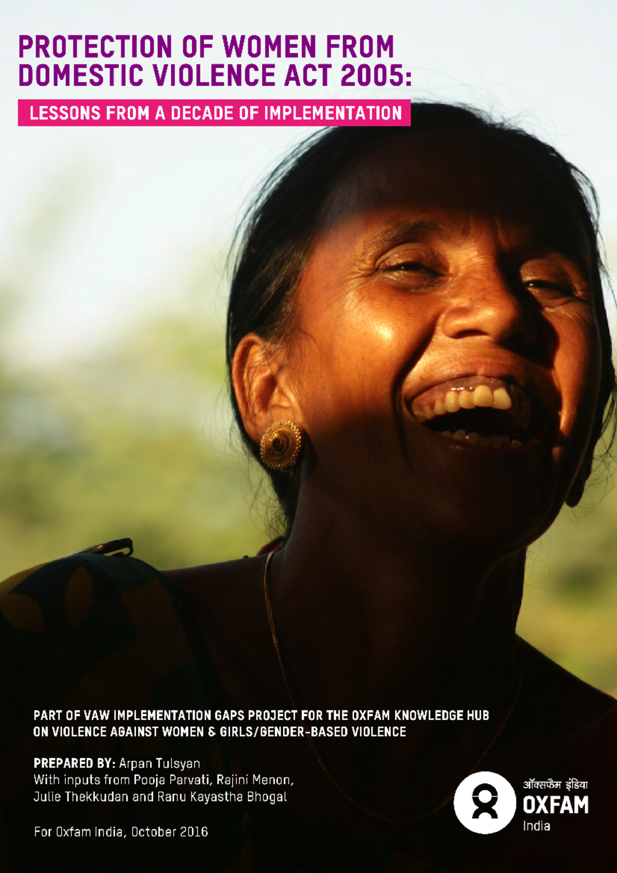 Protection of women from domestic violence act 2005 - Lessons from a ...