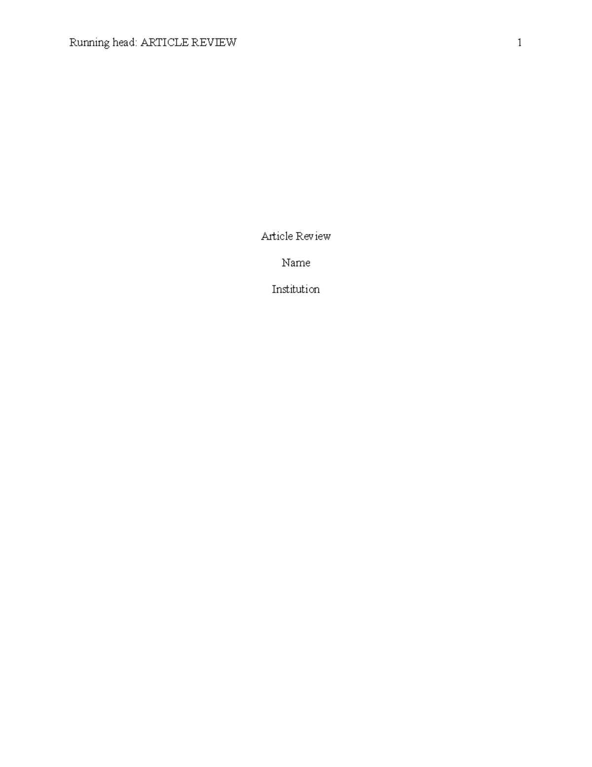 Article Review - Essay on Reliability and Validity Analysis - Studocu