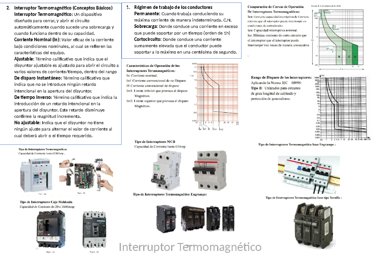 Repaso PC 2 - Resumen sobre Aislantes y Interruptores Eléctricos - Studocu