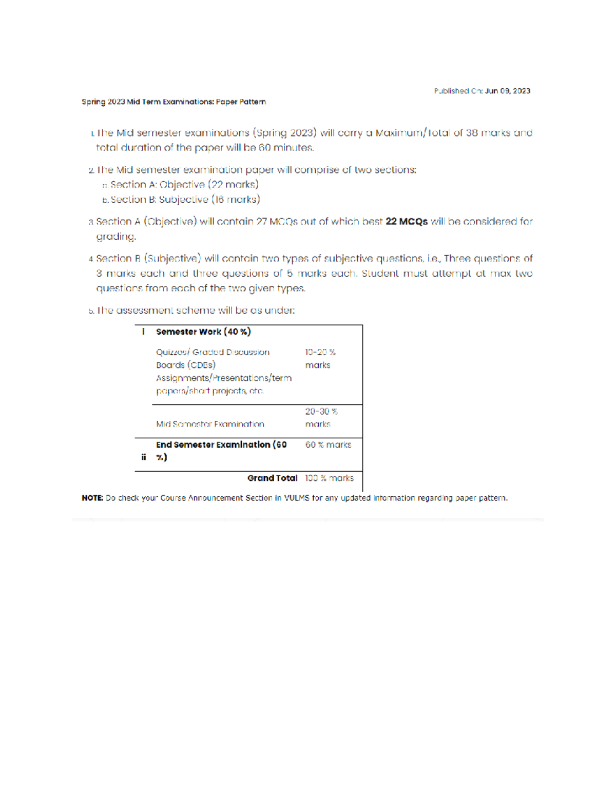 Midterm Paper Guidelines and Structure Overview - Studocu