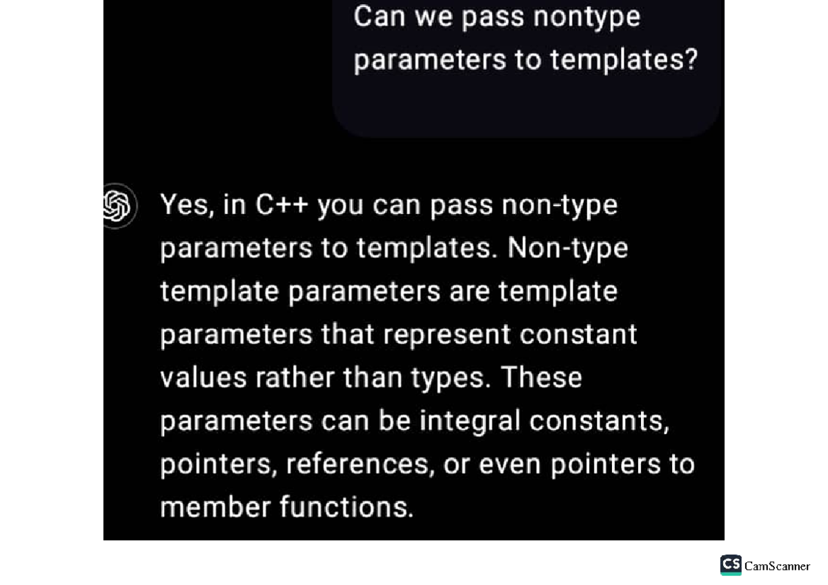 CS 9:26 - Understanding Nontype Parameters and Constructors in C++ ...