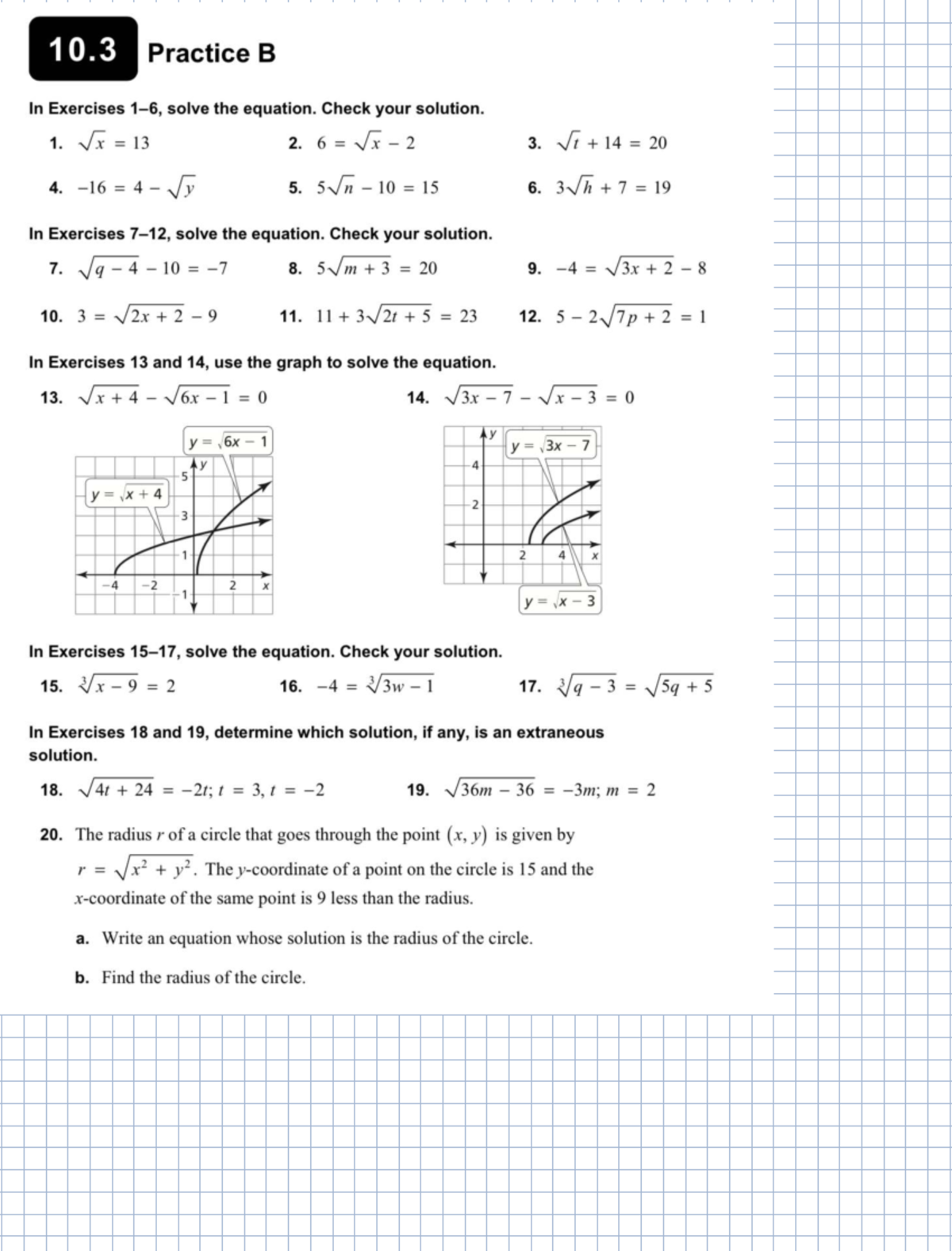 VB Practice B: Solving Equations and Checking Solutions - Studocu