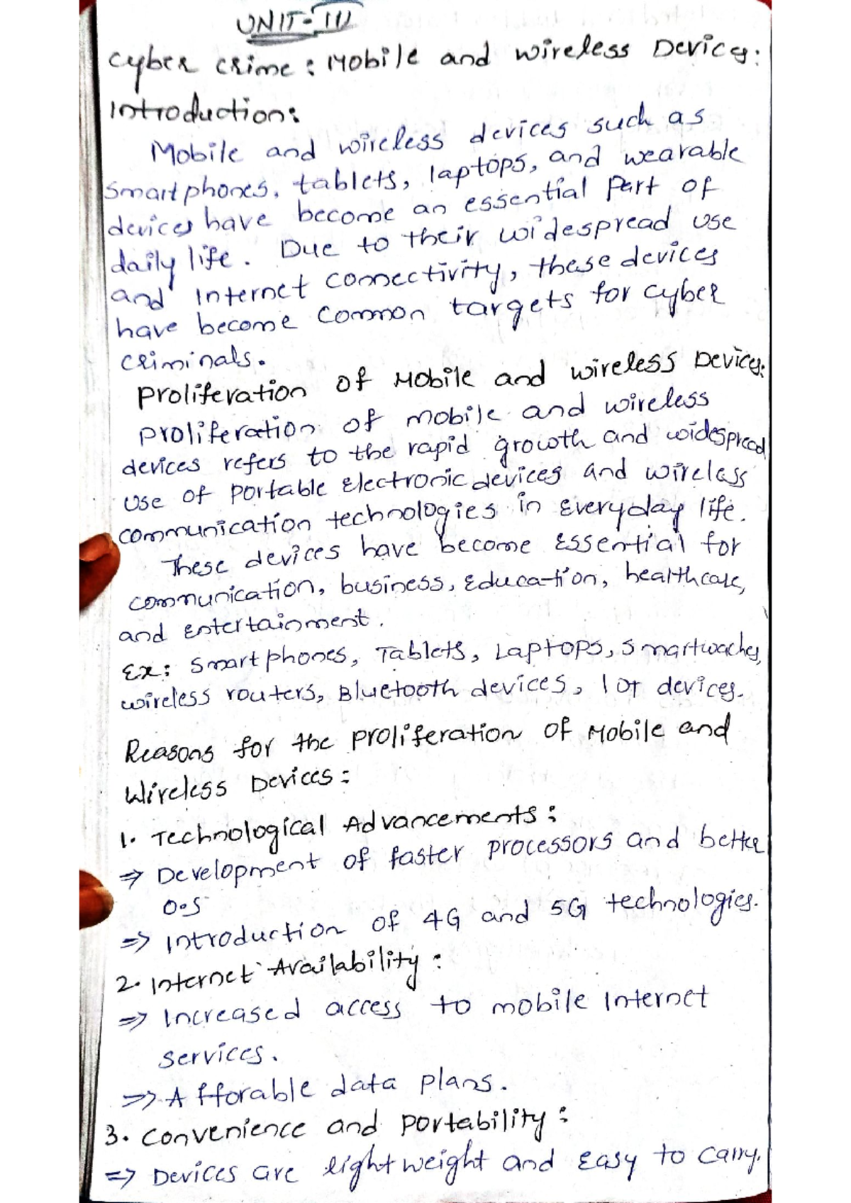 CS Unit 3: Cyber Crime and Security in Mobile & Wireless Devices - Studocu