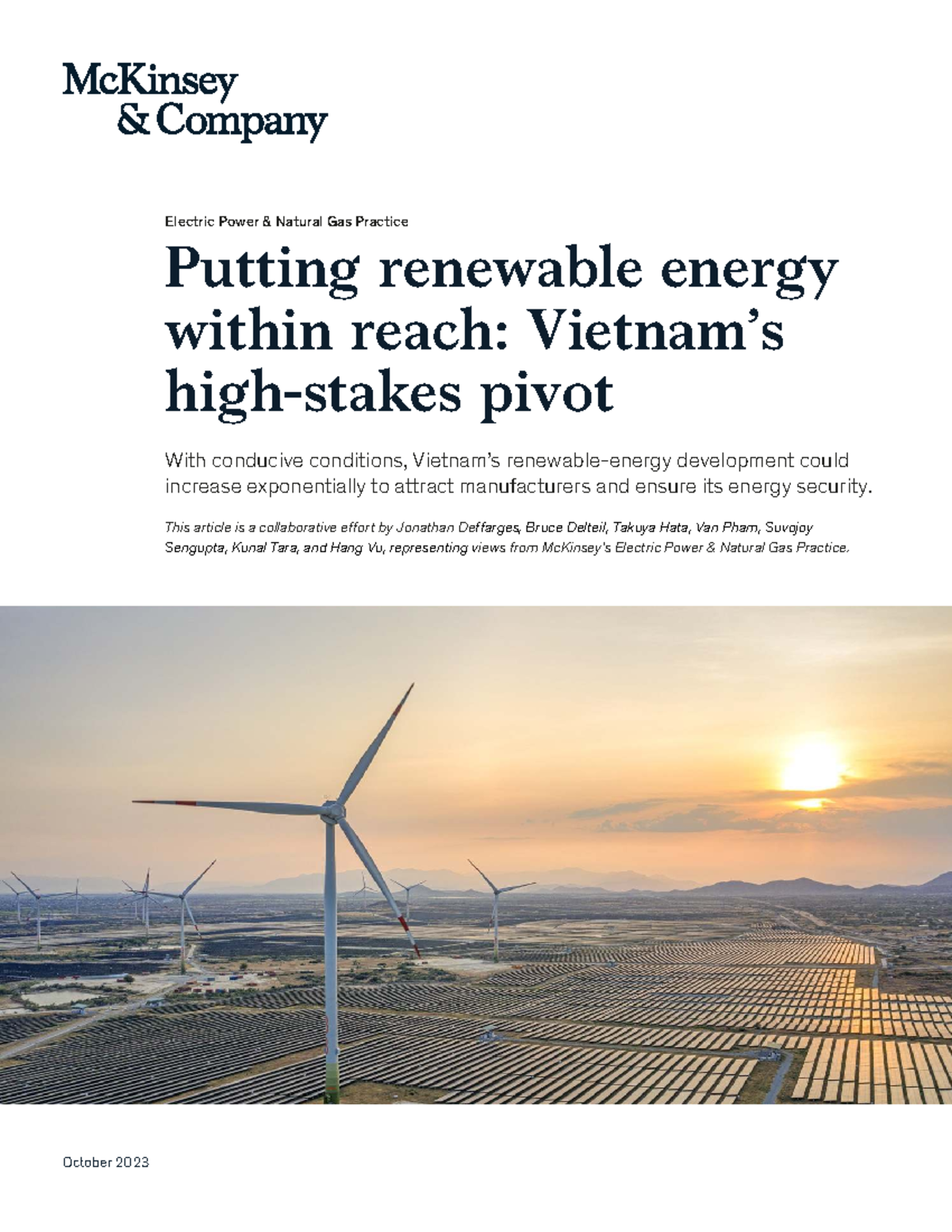 Putting renewable energy within reach vietnams high stakes pivot ...