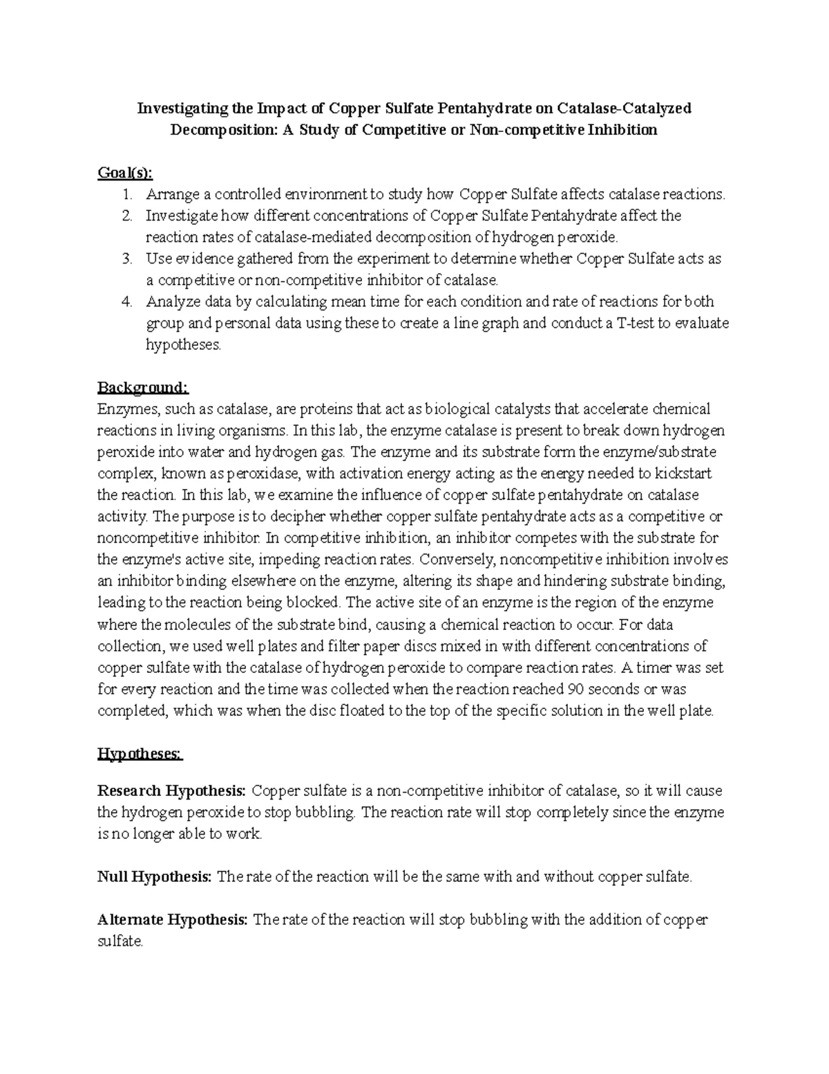 Cell Resp. Lab - In depth lab report on cellular respiration - CER ...