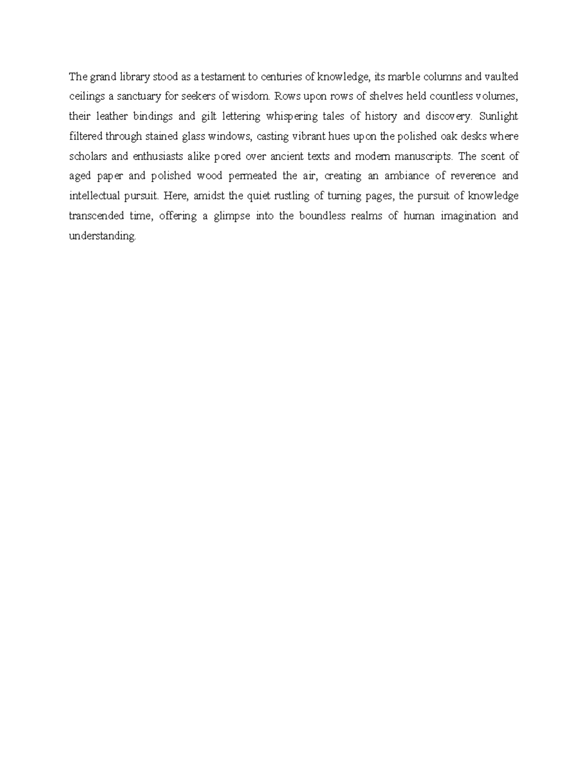 Lecture 4 - The Grand Library: A Sanctuary of Knowledge - Studocu