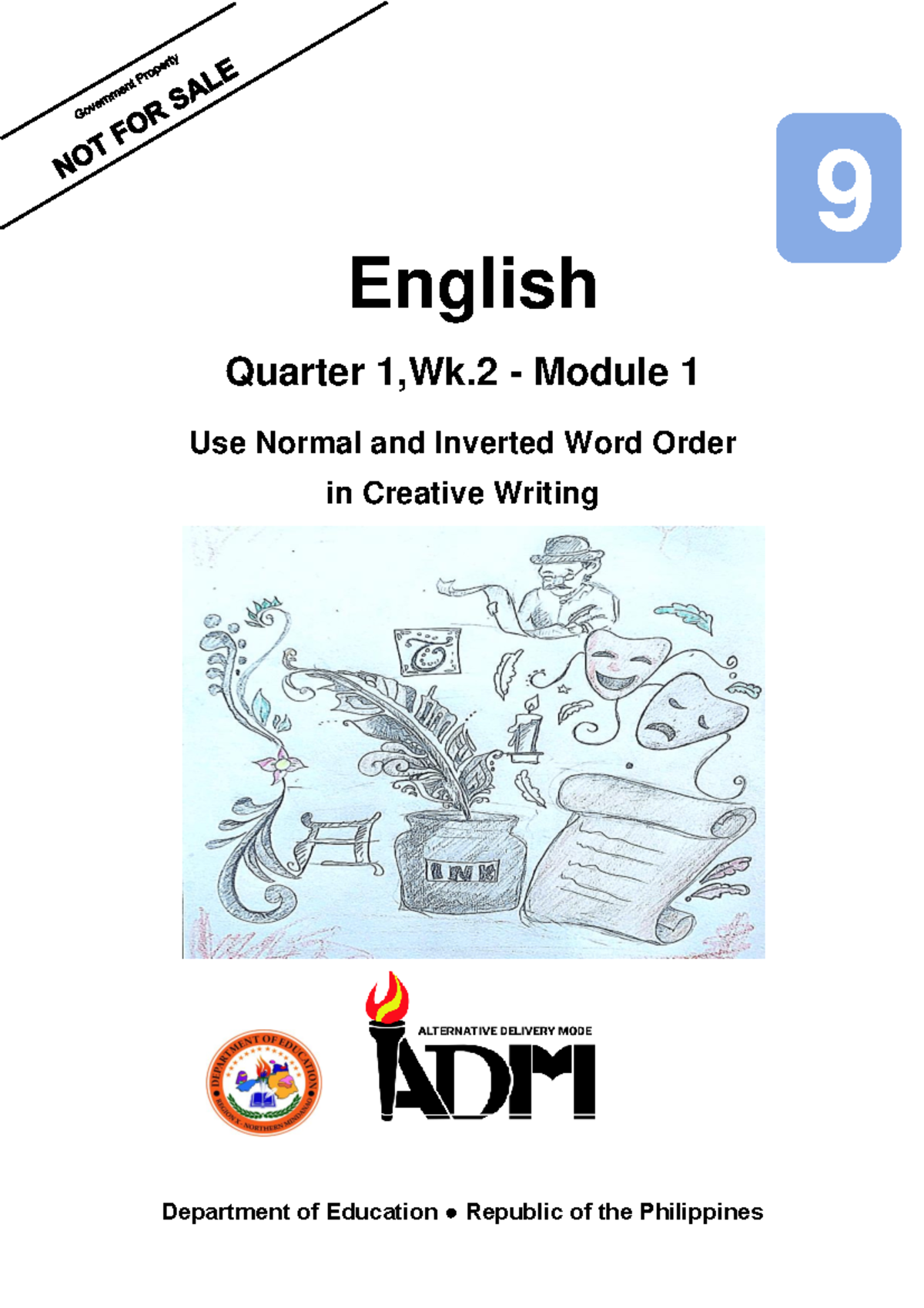 English 9 Q1 M1: Normal & Inverted Word Order in Creative Writing - Studocu