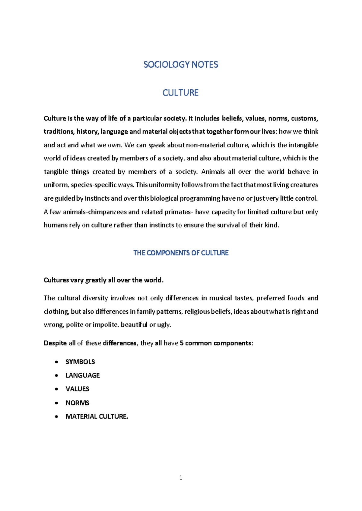 Sociology 114 Notes Term 2 - Sociology term 2: Sociological Imagination ...