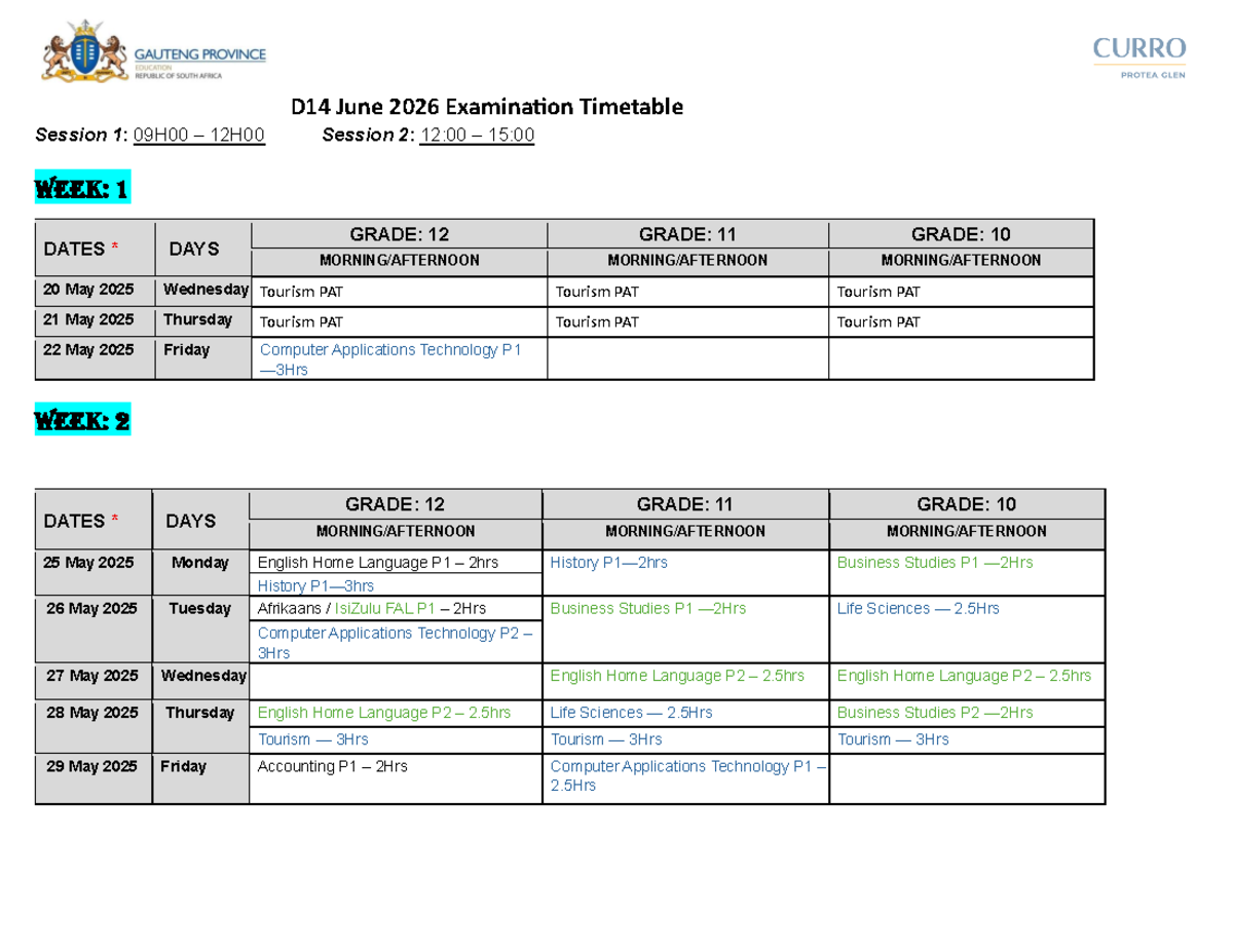 june-2026-exam-timetable-for-grades-10-12-studocu