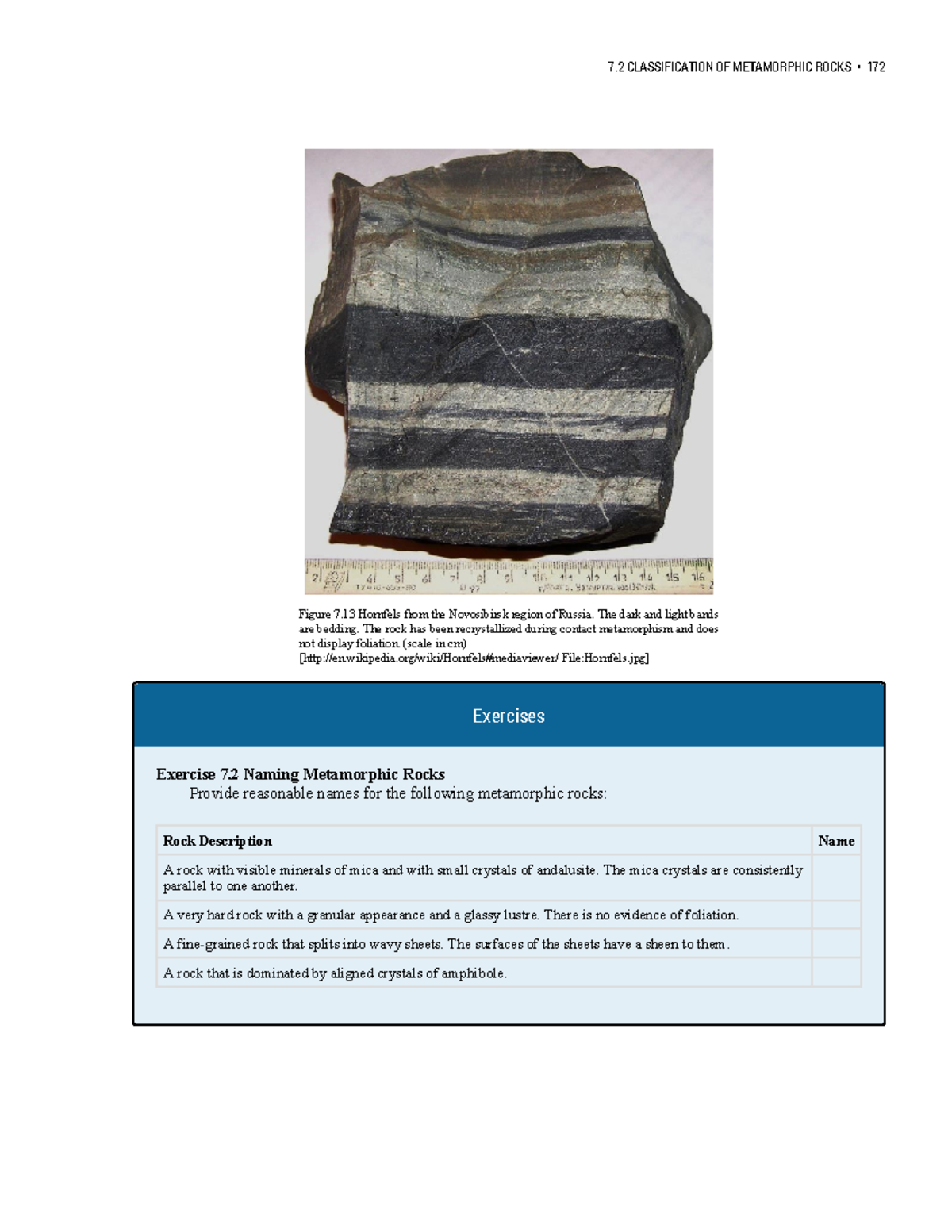 7.2 Classification of Metamorphic Rocks - Physical Geology Notes - Studocu